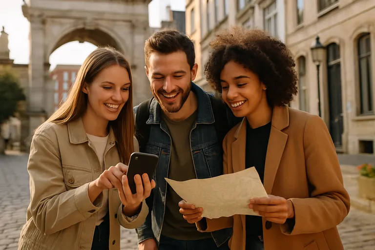 Ontdek de stad: speurtochten met een app Ontdek de stad: speurtochten met een app