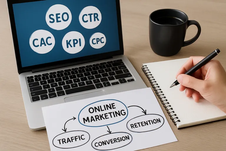 Online marketing termen uitgelegd: betekenis, voorbeelden en toepassing