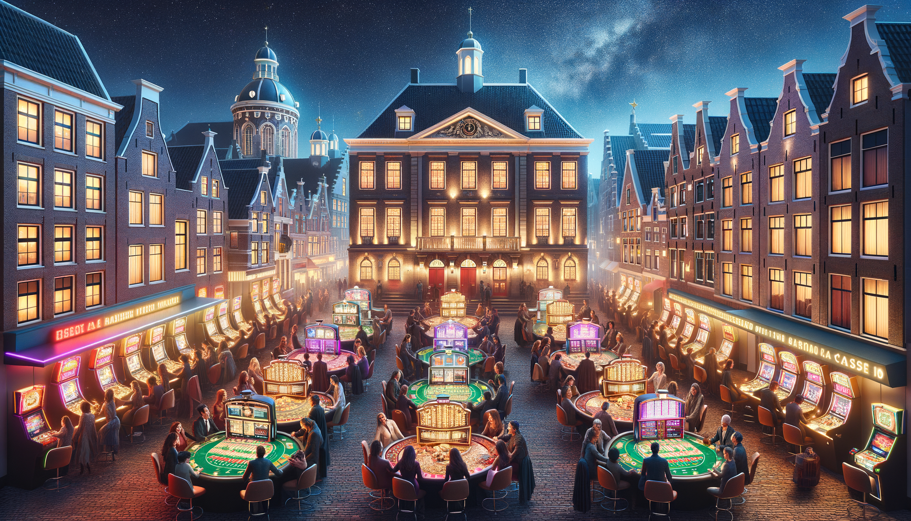 De spanning van het casino in Den Bosch
