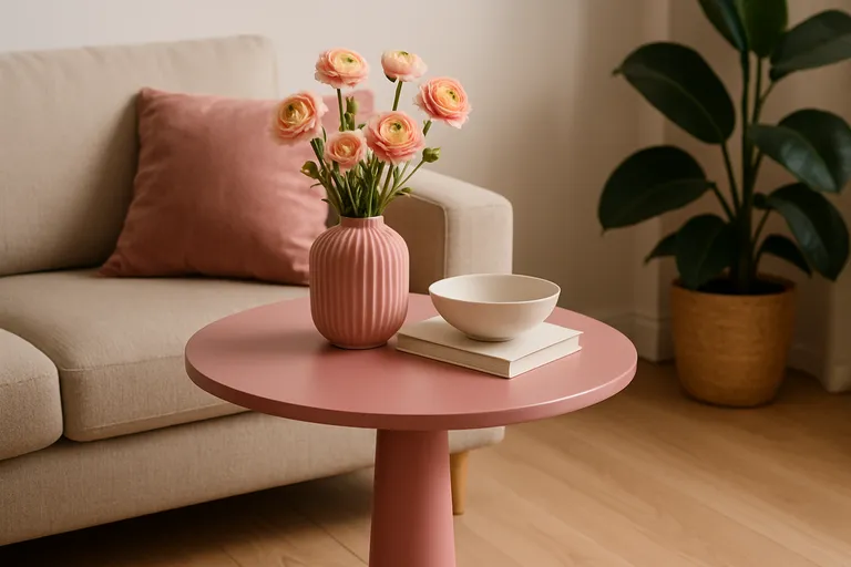 Roze bijzettafels: een speelse toevoeging aan je interieur Roze bijzettafels: een speelse toevoeging aan je interieur