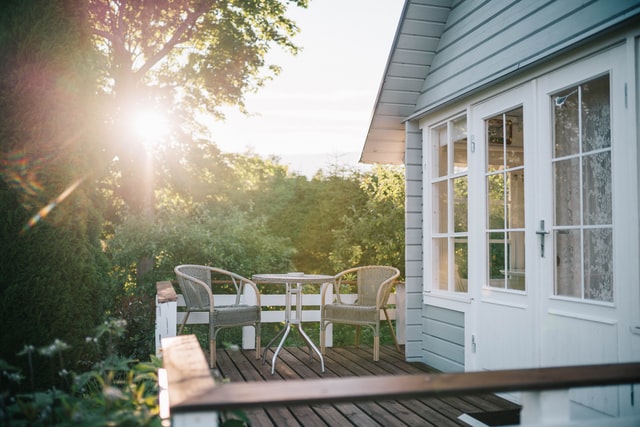 Leuke veranda overkapping