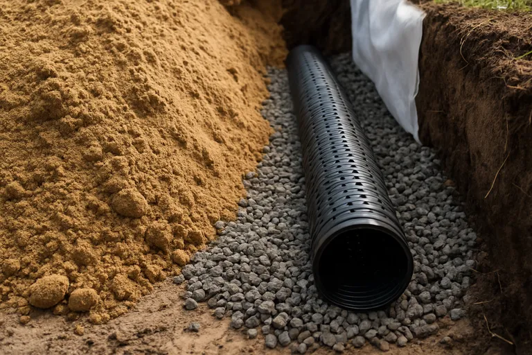Drainagezand: alles wat je moet weten voor een optimale afwatering Drainagezand: alles wat je moet weten voor een optimale afwatering