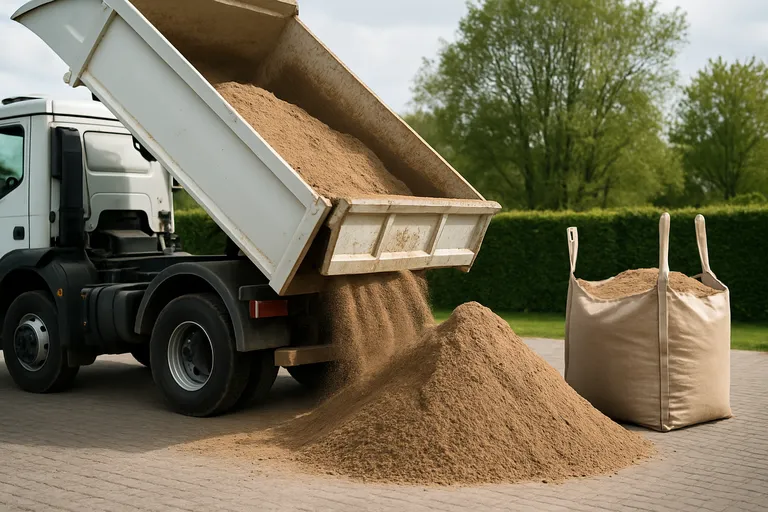 Leveringsopties voor drainagezand