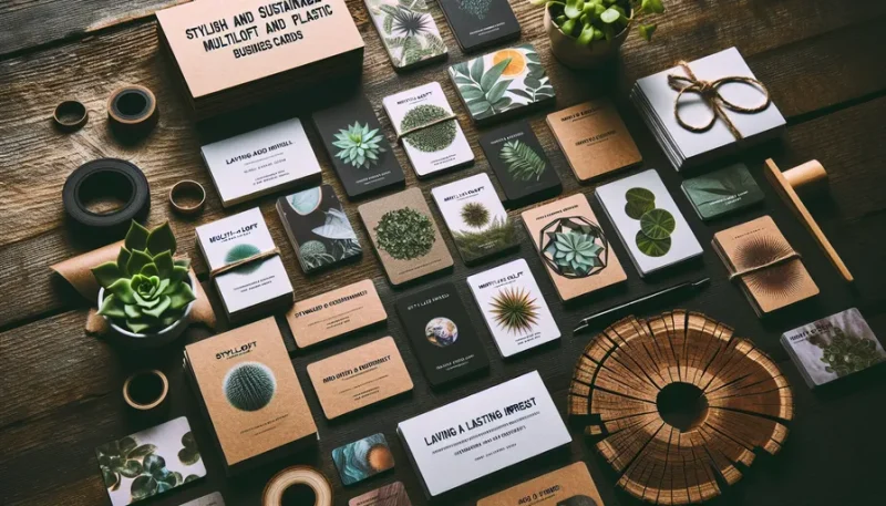 Multiloft en plastic visitekaartjes: maak een blijvende indruk met stijl en duurzaamheid