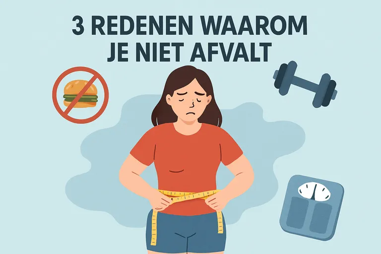 3 redenen waarom je niet afvalt