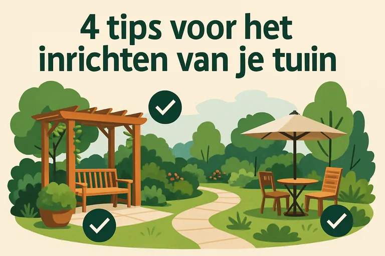 4 tips voor het inrichten van je tuin