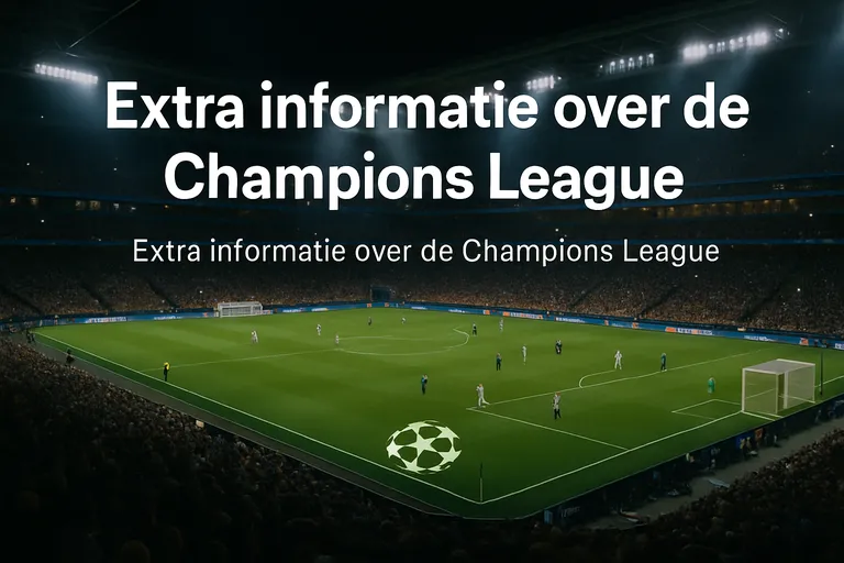 Extra informatie over de Champions League