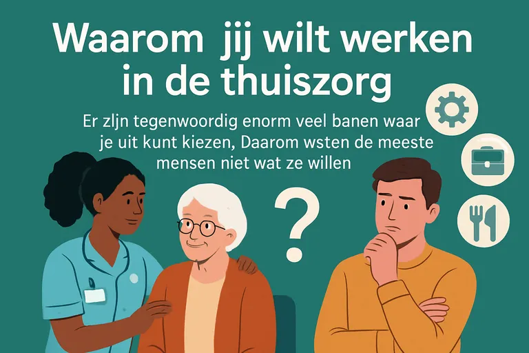 Waarom jij wilt werken in de thuiszorg