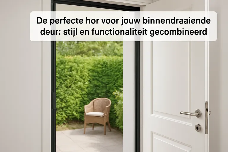 De perfecte hor voor jouw binnendraaiende deur: stijl en functionaliteit gecombineerd
