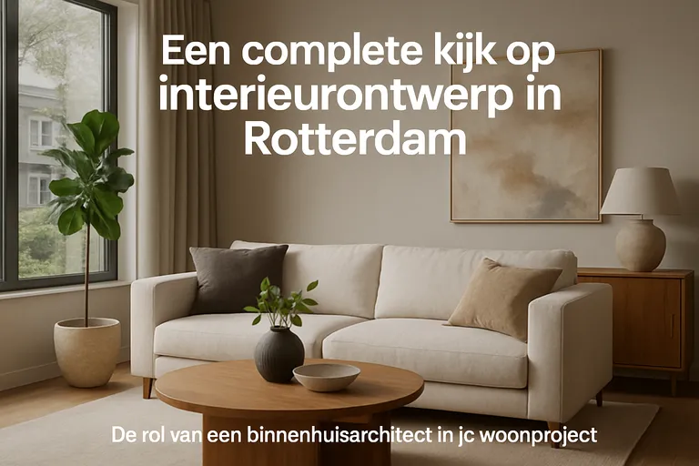 Een complete kijk op interieurontwerp in Rotterdam