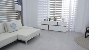 Design woonkamer met lounge bankstel