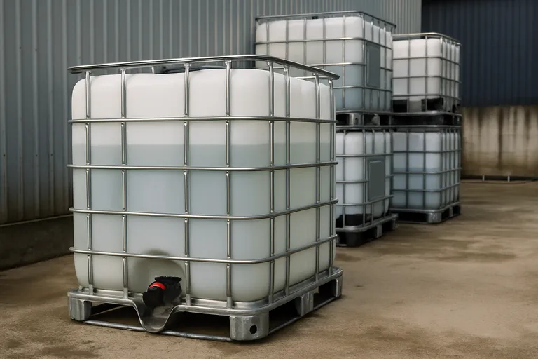 Waarom kiezen voor een IBC container bij grootschalige opslag