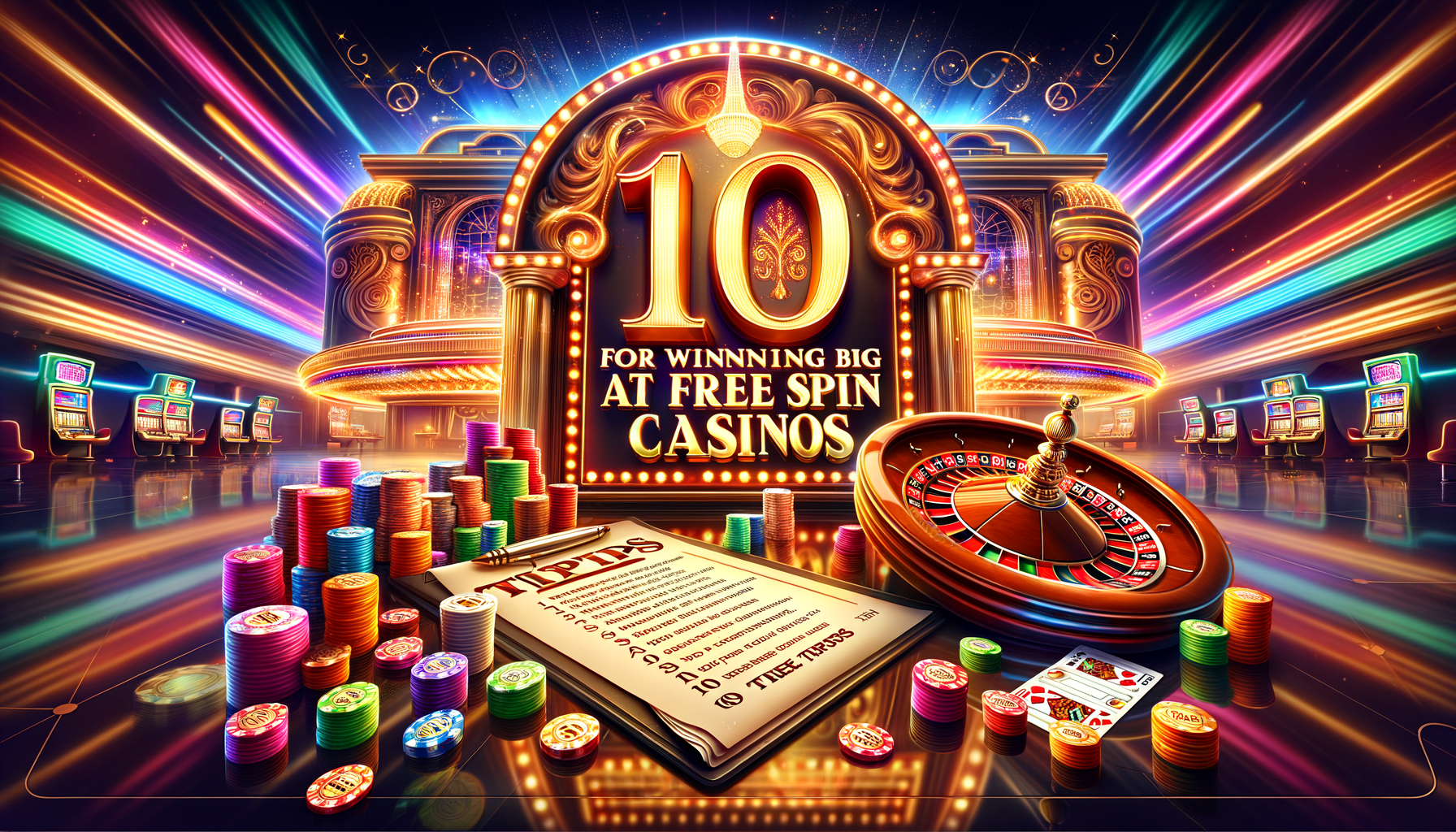 10 Tips for Winning Big at Free Spin Casinos