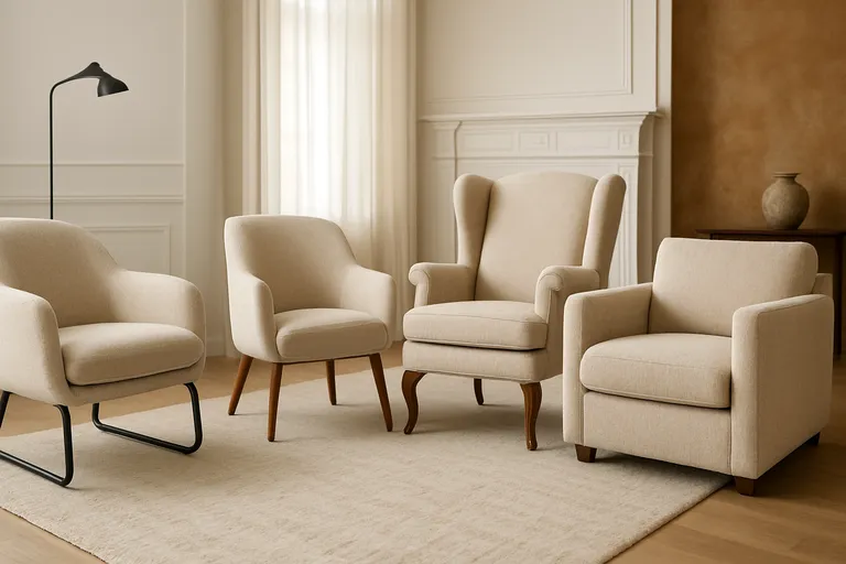Verschillende typen fauteuils voor elke woonstijl
