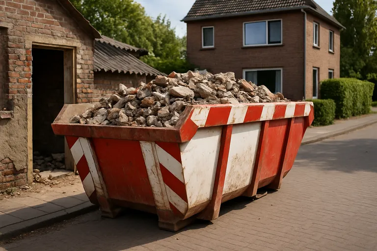 Hoe huur ik de beste bouwafval container?