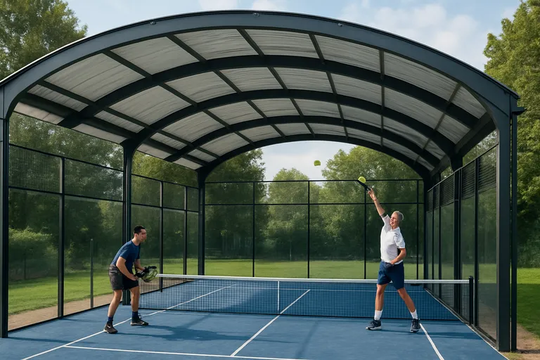 Voordelen van een padelbaan overkapping