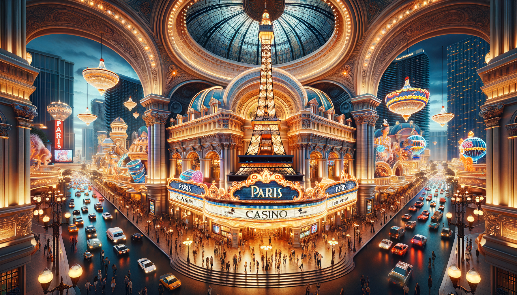 The Glitz and Glamour of Paris Casino in Las Vegas