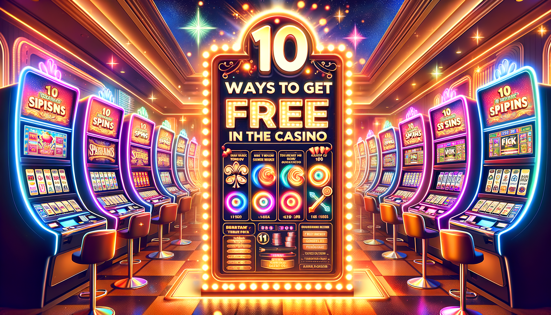 10 Manieren om Gratis Spins te Krijgen in het Casino
