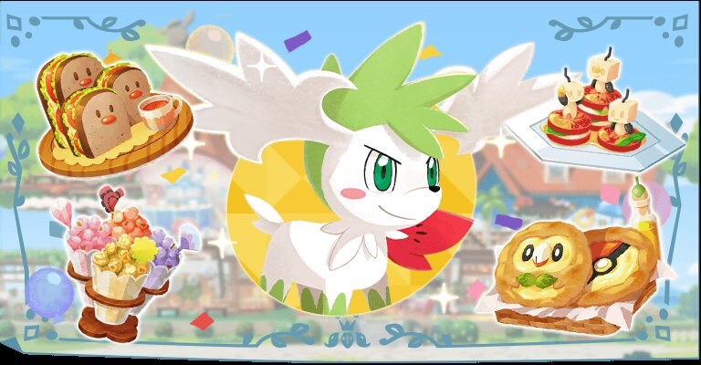 Nieuw Shaymin and the Floral Scent-evenement en Goomy in zijn Macaron Pillow-outfit via bezorging nu beschikbaar in Pokémon Café ReMix – Pokémon Blog