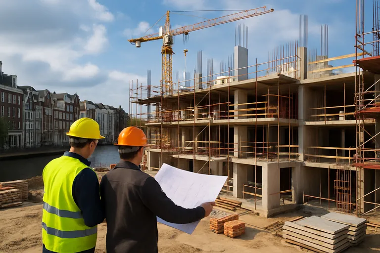 Het proces van nieuwbouw in de stad