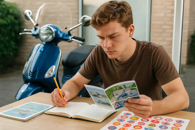 Scootertheorie op één dag lukken? Scootertheorie op één dag lukken?