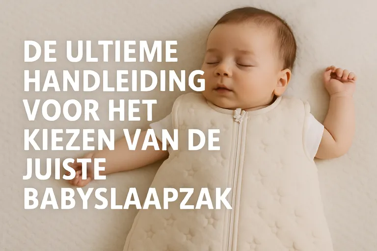 De ultieme handleiding voor het kiezen van de juiste babyslaapzak