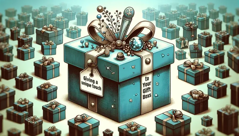 Een unieke touch aan je geschenkdozen geven