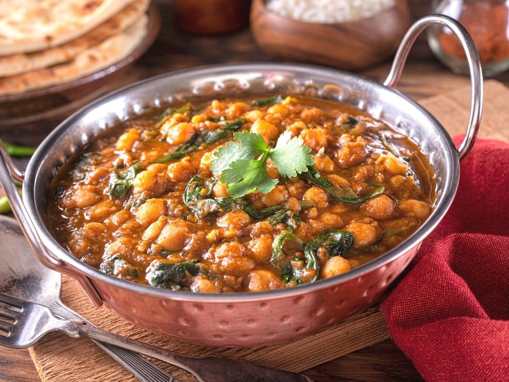 One Pot Chicken Chili avec épinards et pois chiches