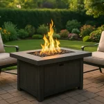 Gasbetriebene Feuertische: Wärme und Stil für deinen Garten