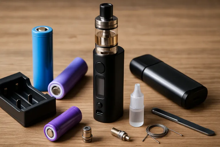 Mehr als nur Vapes: Zubehör und Batterien