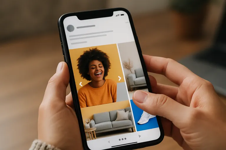 Carrousel advertentie die scoort: vergroot je bereik met sterke visuals en overtuigende copy