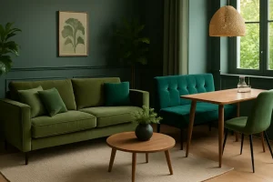 Groen en stijlvol: je interieur verrijken met banken en eetbanken